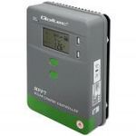Qoltec MPPT napelemes töltésvezérlő hőmérséklet-érzékelővel 30A | 12V / 24V | LCD | 2 x USB | Blu... fotó