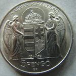 EZÜST HORTHY 5 PENGŐ, 1939. 1 DB. 25 GR. 1 FT-RÓL! II. EXTRA SZÉP fotó