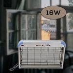 16W elektromos szúnyog és rovarcsapda, alumínium házzal, UV-fénnyel (MT-016) fotó