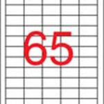 Etikett, univerzális, 38x21, 2 mm, eltávolítható, APLI, 6500 etikett/csomag fotó