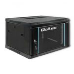 Quoltec 19" Fali rack szekrény 6U 600x370mm - Fekete (54465) fotó
