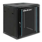 Quoltec 19" Fali rack szekrény 12U 600x635mm - Fekete (54467) fotó