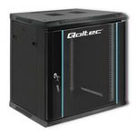 Quoltec 19" Fali rack szekrény 12U 600x635mm - Fekete (54464) fotó