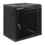 Quoltec 19" Fali rack szekrény 12U 600x635mm - Fekete (54488) fotó