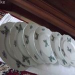 6 db régebbi Zsolnay süteményes tányér tányér 17, 8 cm szép állapotban fotó