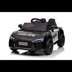 Ramiz Audi R8 Police Elektromos autó - Fekete/Fehér (PA.HL1818.POL) fotó
