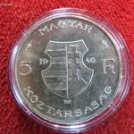 KOSSUTH 5 FORINT 1946 EZÜST: 20g kiv fotó