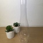 -AN774- Régi Petróleum Lámpa Üveg Cilinder 4, 9x24, 5 cm fotó