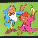 Walt Disney mese képeslap - 7 törpe fotó