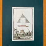 1686 Simontornyai vár színezett rézmetszetű látképe TOLNA MEGYE (*55) fotó