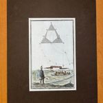 1686 Lenti ( Nembti ) színezett rézmetszetű látképe ZALA MEGYE (*55) fotó
