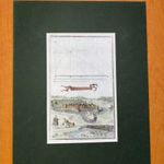 1686 Verőcei vár színezett rézmetszetű látképe HORVÁTORSZÁG (*55) fotó