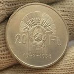 UNC 1956 20 Forint Jó forint sorból ezüst fotó