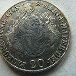 EZÜST V. FERDINÁND 20 KRAJCÁR, 1843 B. 1 DB. 1 FT-RÓL! fotó