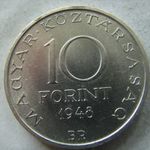 EZÜST MNK EMLÉK SZÉCHENYI 10 FORINT, 1948. 1 DB. 20 GR. 1 FT-RÓL! fotó