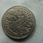 EZÜST F. JÓZSEF 20 KRAJCÁR, 1869. 1 DB. 1 FT-RÓL! fotó
