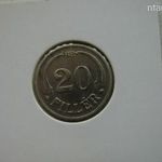 HORTHY 20 FILLÉR, 1939. 1 DB. 1 FT-RÓL! RITKÁBB fotó