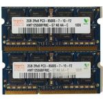 Hynix 4GB (2x2GB) DDR3 1066MHz laptop / notebook memória fotó
