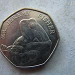 ANGOL EMLÉK 50 PENCE, 2017. 1 DB.MR. JEREMY FISHER fotó