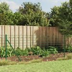 zöld dróthálós kerítés cövekekkel 0, 8x25 m fotó