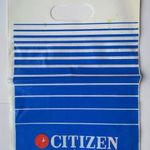 citizen retro nejlon nylon zacskó szatyor reklám táska 30x22cm, csomagolóanyag, új *sz.átvétel: Zugló fotó