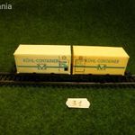TT 1: 120 Khül Kontainer konténer szállító vagon, Zeuke, BTTB, Tillig, Rokal termékek, vasútmodellek fotó