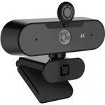 Dicota Webcam Pro Plus 4K webkamera fekete (D31888) (D31888) fotó