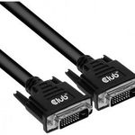 club3D DVI Csatlakozókábel DVI-D 24+1 pólusú Csatlakozódugó 3.00 m Fekete CAC-1223 DVI kábel fotó