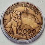 2017 Nemzeti emlékhelyek - Kossuth tér 2.000 Forintos BU emlékérem kapszulában UNC fotó