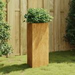 corten acél kerti növénytartó 40x34, 5x75 cm fotó