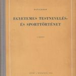 Egyetemes testnevelés- és sporttörténet fotó