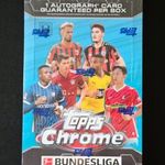 2021/22 TOPPS CHROME BUNDESLIGA HOBBY DOBOZ ÚJ, BONTATLAN! fotó