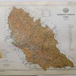 Máramaros Vármegye térképe. Nagy-Magyarország: Pallas Nagy Lexikona. Gönczy Pál. Posner nyomása. fotó