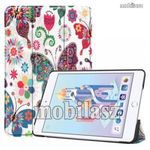 APPLE iPad Mini 4, APPLE iPad mini (2019), Tablet tok, Trifold flip, pillangó / virág mintás fotó