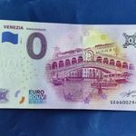 OLASZORSZÁG 0 EURO 2024 VELENCE RIALTO HÍD! GONDOLA! RITKA EMLÉK PAPÍRPÉNZ! UNC! fotó