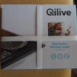 Qilive márkájú konyhai mérleg, 5 kg-ig mér, digitális kijelzővel, fotó