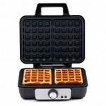 Gofrisütő Alpina 1000 W Ezüst színű fotó