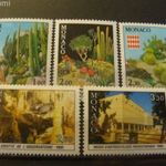 Monaco használatlan** sor 1983 Növények MI 1571-75 kat.ár 10 euro fotó
