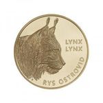 Szlovákia, 5 euro 2022 - Eurázsiai hiúz UNC fotó