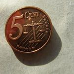 DÁN PRÓBA 5 EURO CENT, 2002. 1 DB. fotó