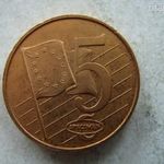 DÁN PRÓBA NAGY 5 EURO CENT, 2003. 1 DB. fotó