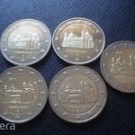 Németország 5 db 2 Euro emlék pénzérme sor (BU) 2014 fotó