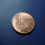 HORVÁTORSZÁG 5 EURO CENT 2023 NEMZETI BANK JEL ! RITKA! UNC! fotó