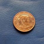 BELGIUM 5 EURO CENT 2022 FÜLÖP KIRÁLY! UNC! RITKA! fotó