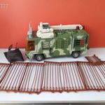 Eredeti Hasbro 1997 Jurassic Park Mobile Command Center akciófigurához autó + kiegészítők !! 45cm fotó