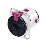 Hüvely, NEUTRIK 6.3 MM 2/3 Pólusú, színes fotó