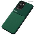OTT! TWILL MAGNETIC szilikon védő tok / hátlap - ZÖLD - szilikon belső, twill mintás, beépített f... fotó