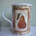 wessex collection teás bögre fine bone porcelán őszi gyümölcsök mintával 3dl hibátlan *átvétel: Zugló fotó