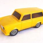Retro Lemezárugyári lendkerekes lendület Trabant kombi sárga fotó