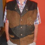 Tiroli kombinált báránybőr férfi mellény 56 XL fotó